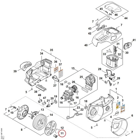 Knob RA015102000 ORIGINAL STIHL | NewgardenParts.com