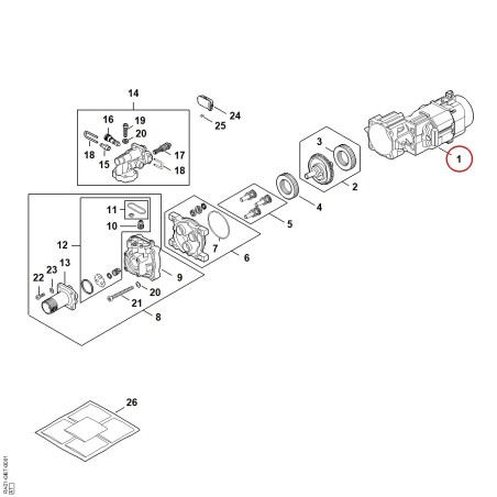 Moteur électrique RA016000201 ORIGINAL STIHL | NewgardenParts.com