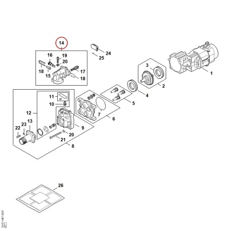 Wasseranschluss RA016703601 ORIGINAL STIHL | NewgardenParts.com