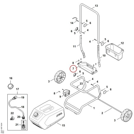 Support RA017922501 ORIGINAL STIHL | NewgardenParts.com