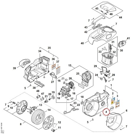 Plaque matricule REA 60 RA019671500 ORIGINAL STIHL | NewgardenParts.com