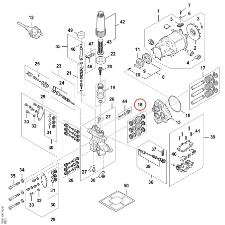 Set of gaskets RE010071003 ORIGINAL STIHL | NewgardenParts.com