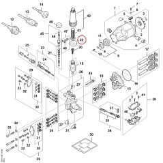 Anillo de junta RE016090203 ORIGINAL STIHL | NewgardenParts.com