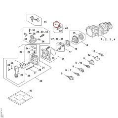 Interruttore RE024300501 ORIGINALE STIHL | NewgardenParts.com