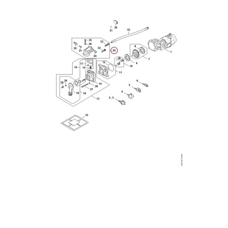 Prise d'eau RE026703612 ORIGINAL STIHL | NewgardenParts.com