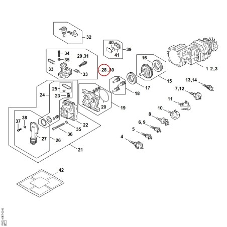 Prise d'eau RE026703614 ORIGINAL STIHL | NewgardenParts.com