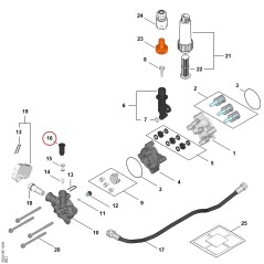 Hose connector RE045000101 ORIGINAL STIHL | NewgardenParts.com