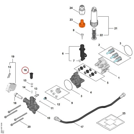 Hose connector RE045000101 ORIGINAL STIHL | NewgardenParts.com