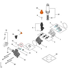 Hose connector RE047007302 ORIGINAL STIHL | NewgardenParts.com