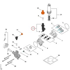 Connector RE047907100 ORIGINAL STIHL | NewgardenParts.com