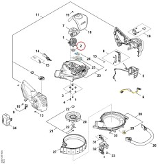 Dichtung SA076090100 ORIGINAL STIHL | NewgardenParts.com
