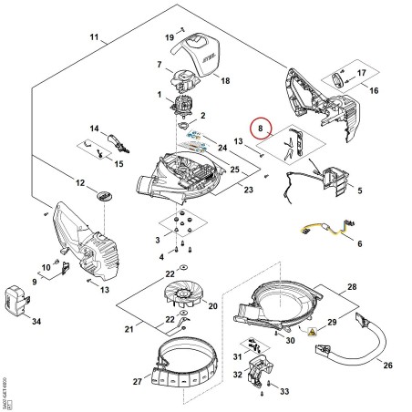 Halter SA077905400 ORIGINAL STIHL | NewgardenParts.com