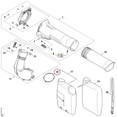Serre-câbles SA079889200 ORIGINAL STIHL | NewgardenParts.com