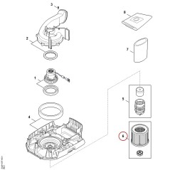 Filter SA087035900 ORIGINAL STIHL | NewgardenParts.com