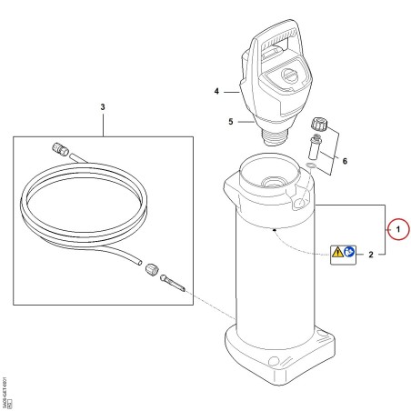 Recipiente WSA SA097010850 ORIGINAL STIHL | NewgardenParts.com
