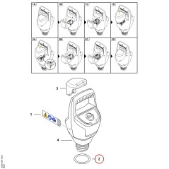 O-ring SA097090801 ORIGINAL STIHL | NewgardenParts.com