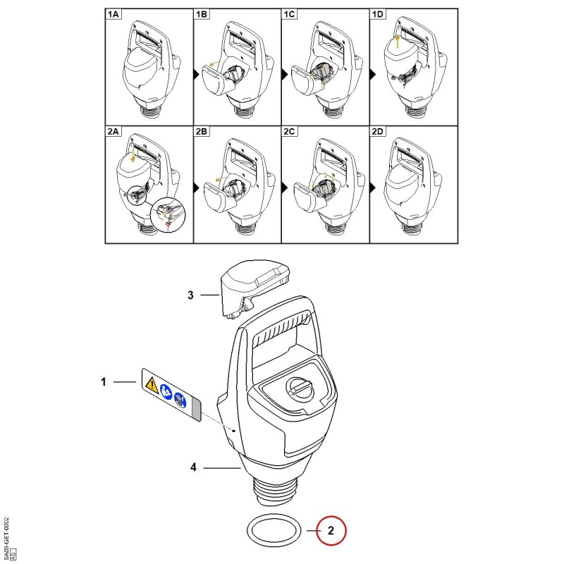O-ring SA097090801 ORIGINAL STIHL