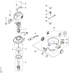 Recipiente SE017000810 ORIGINAL STIHL | NewgardenParts.com
