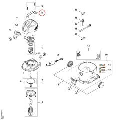 Handle SE017034100 ORIGINAL STIHL | NewgardenParts.com