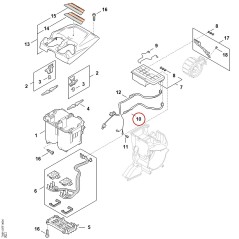 Mazo de cable TA014403003 ORIGINAL STIHL | NewgardenParts.com