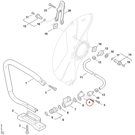 Supporto TA016920500 ORIGINALE STIHL | NewgardenParts.com