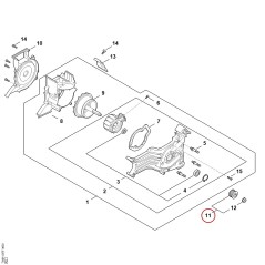 puleggia TA017608501 ORIGINALE STIHL | NewgardenParts.com