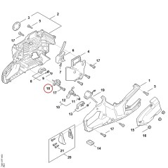 Halter TA017915400 ORIGINAL STIHL | NewgardenParts.com