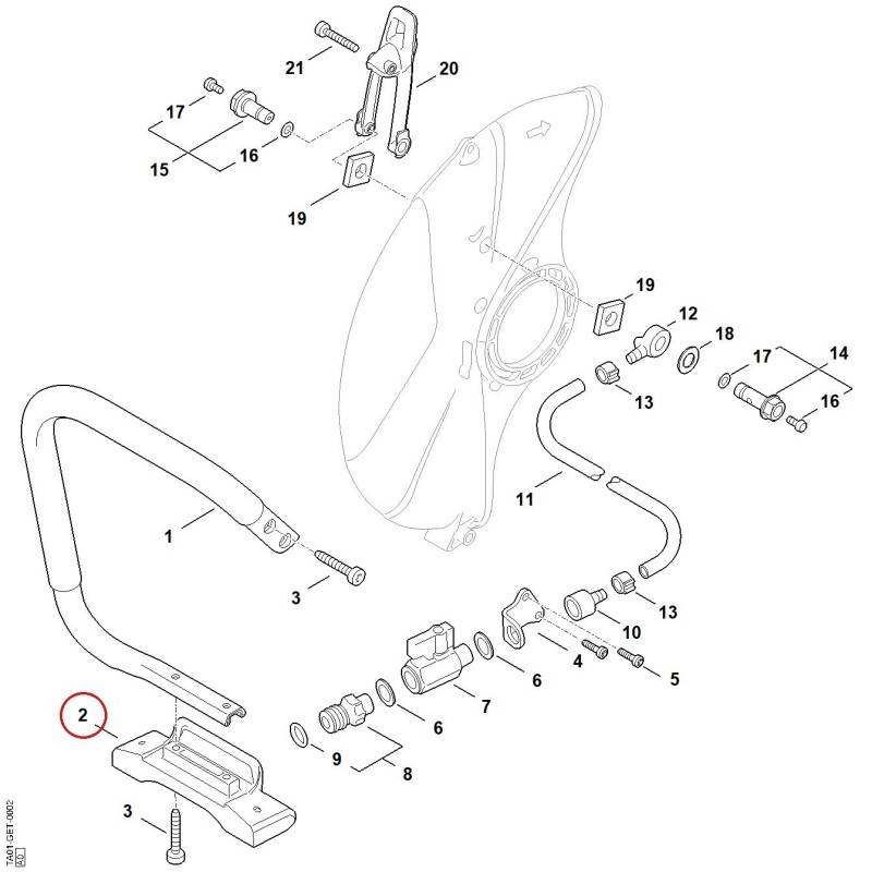 Apoyo TA017917660 ORIGINAL STIHL
