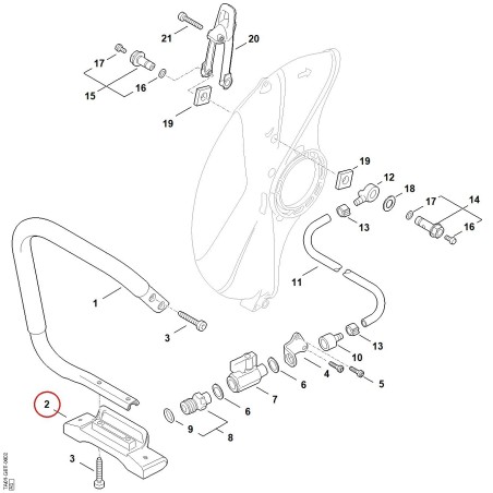 Stütze TA017917660 ORIGINAL STIHL | NewgardenParts.com