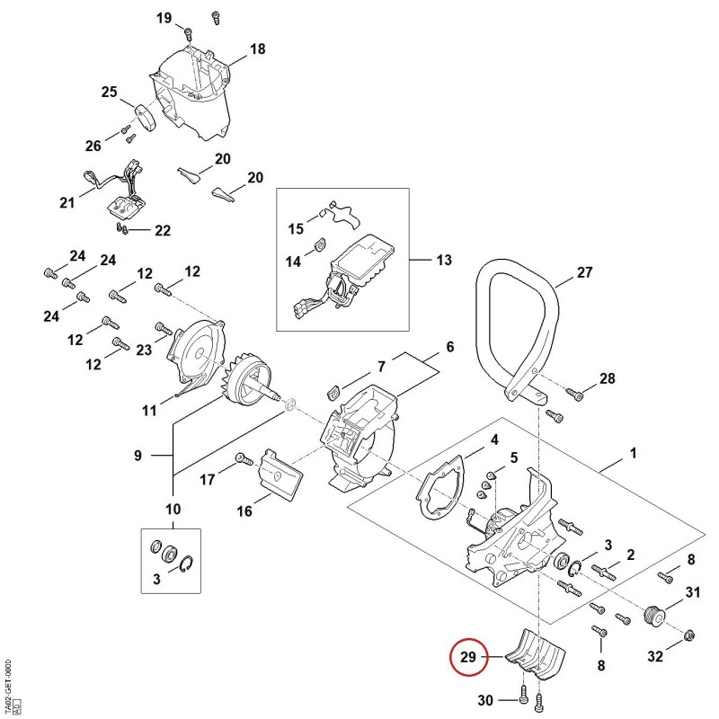 Guide plate TA026927600 ORIGINAL STIHL