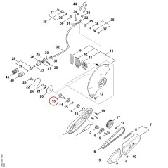Eje TA027040505 ORIGINAL STIHL | NewgardenParts.com