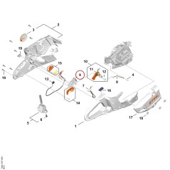 Halter TA027915400 ORIGINAL STIHL | NewgardenParts.com