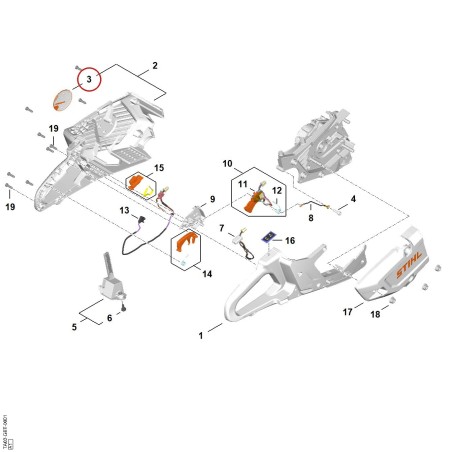 Typenschild TA039671500 ORIGINAL STIHL | NewgardenParts.com
