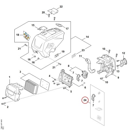 Set of gaskets TB010071600 ORIGINAL STIHL | NewgardenParts.com