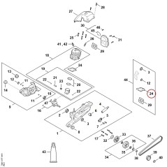Junta del cilindro TB010292301 ORIGINAL STIHL | NewgardenParts.com