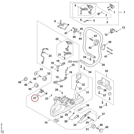 Arbre de commande TB011800900 ORIGINAL STIHL | NewgardenParts.com