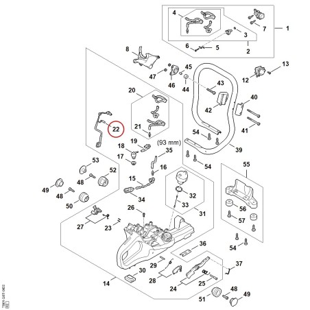 Fascio di cavi TB014403000 ORIGINALE STIHL | NewgardenParts.com