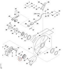 Polea TB017648510 ORIGINAL STIHL | NewgardenParts.com