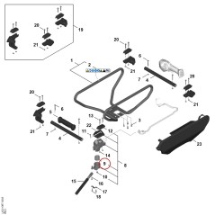 Spring UA011953500 ORIGINAL STIHL | NewgardenParts.com