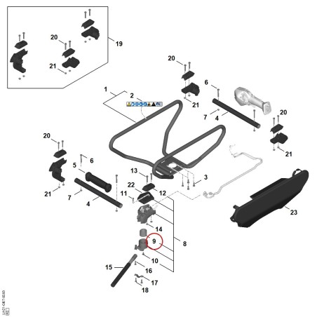 Ressort UA011953500 ORIGINAL STIHL | NewgardenParts.com