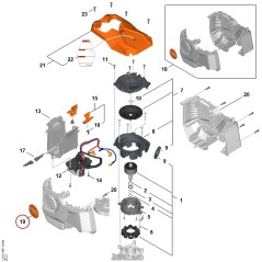 Model plate BTA 140 UA019671500 ORIGINAL STIHL | NewgardenParts.com