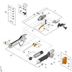 Collar screw VA087108700 ORIGINAL STIHL | NewgardenParts.com