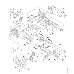 Gear housing VB016400505 ORIGINAL STIHL | NewgardenParts.com