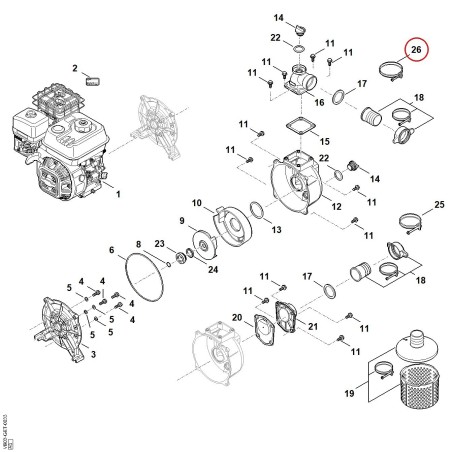Schlauchschelle VB037088705 ORIGINAL STIHL | NewgardenParts.com