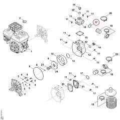 Gasket VB037090400 ORIGINAL STIHL | NewgardenParts.com