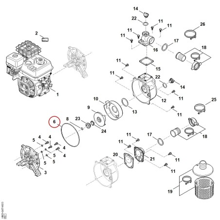 Anillo de junta VB037092000 ORIGINAL STIHL | NewgardenParts.com