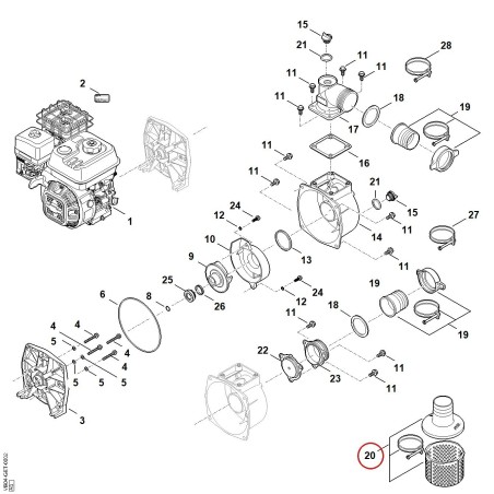Jeu de filtres VB040073400 ORIGINAL STIHL | NewgardenParts.com