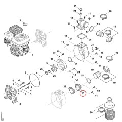Flange VB047012010 ORIGINAL STIHL | NewgardenParts.com