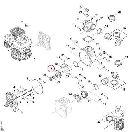 Blade wheel VB047700400 ORIGINAL STIHL | NewgardenParts.com