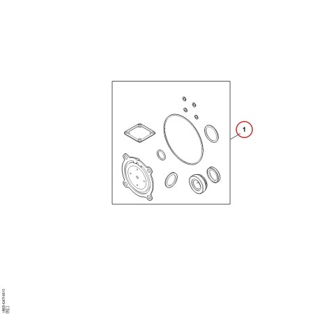 Set of gaskets VB050071610 ORIGINAL STIHL | NewgardenParts.com